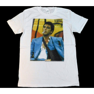 Scarface - Cigarette Official Fitted Jersey Movie T Shirt ( Men L ) ***READY TO SHIP from Hong Kong***